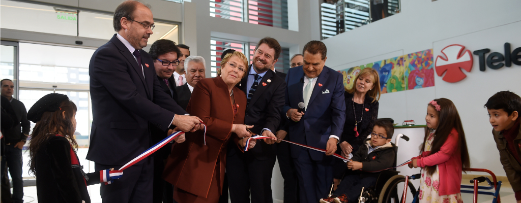 Inauguración de obras de ampliación de Instituto Teletón Santiago