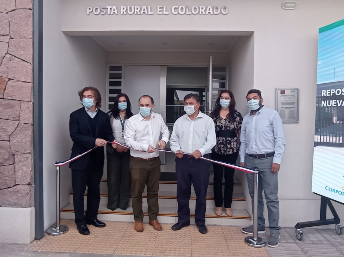 Autoridades inauguran posta rural El Colorado en Colina