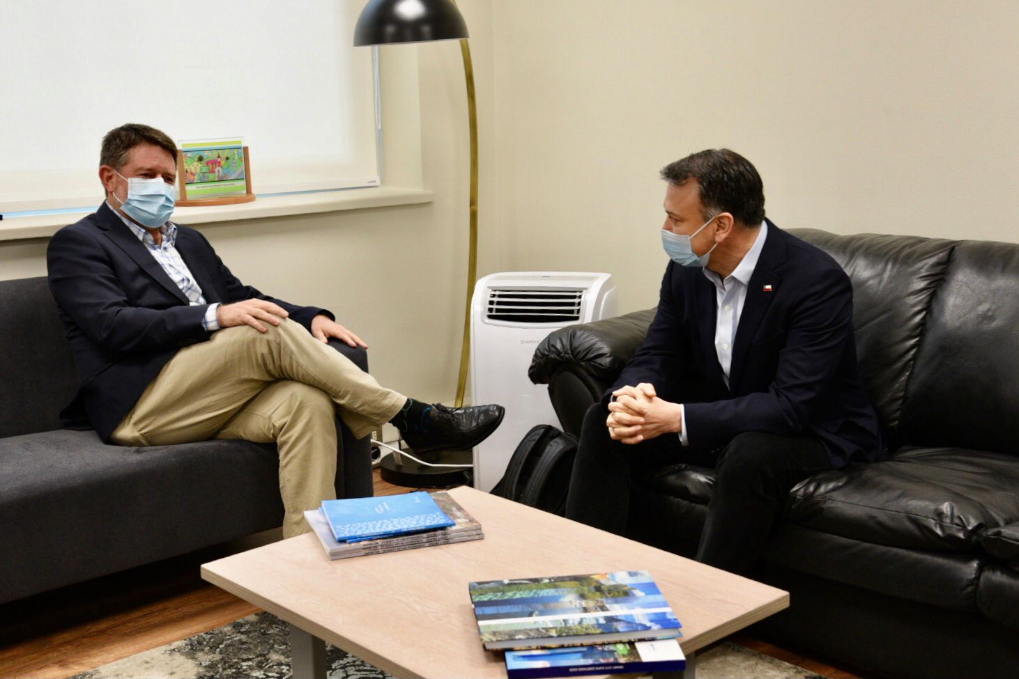 Gobernador se reúne con nuevo delegado presidencial regional y acuerdan coordinar acciones conjuntas