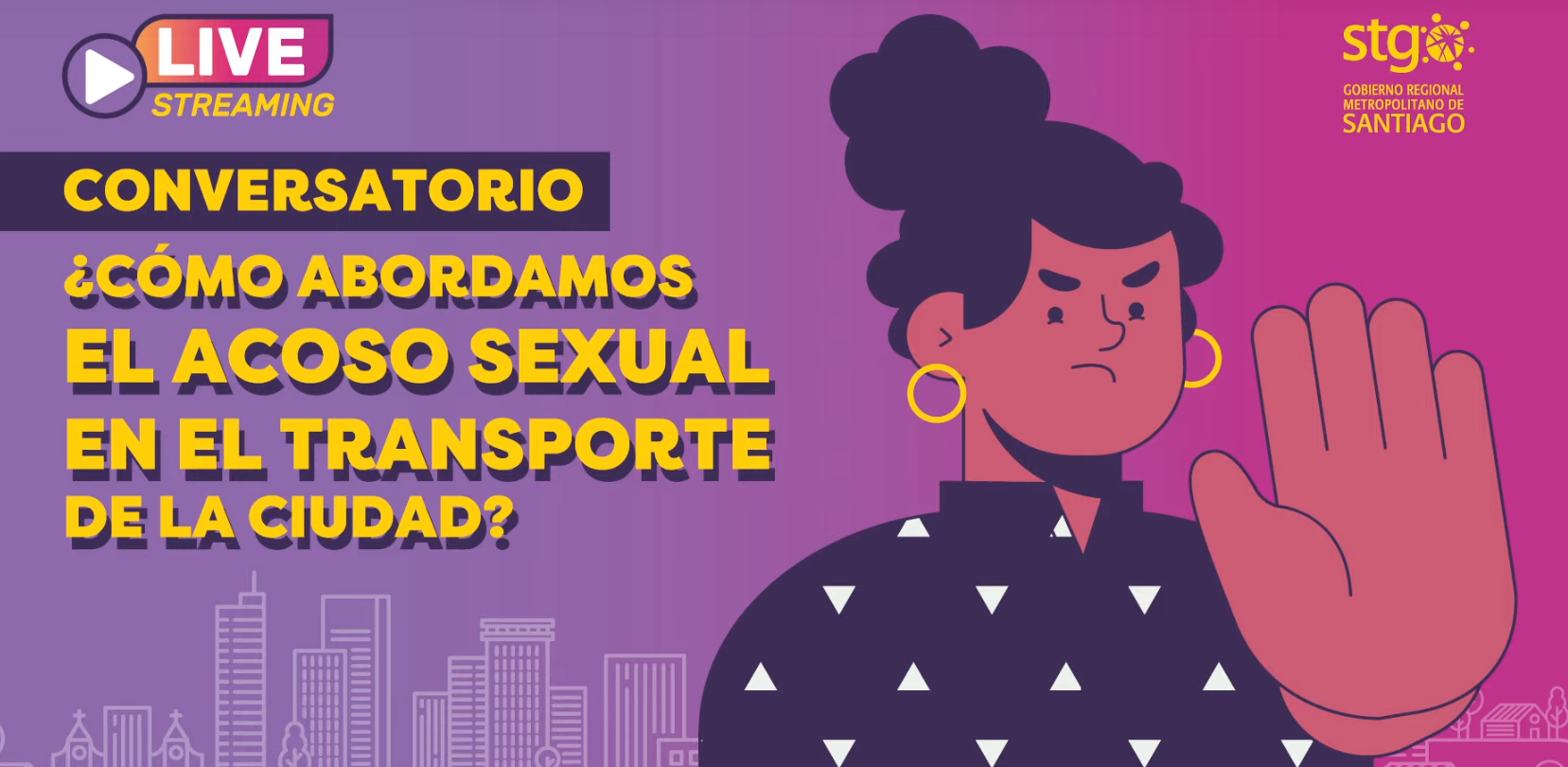 Gobierno Regional organiza Conversatorio: ¿Cómo abordamos el acoso sexual en el transporte de la ciudad?