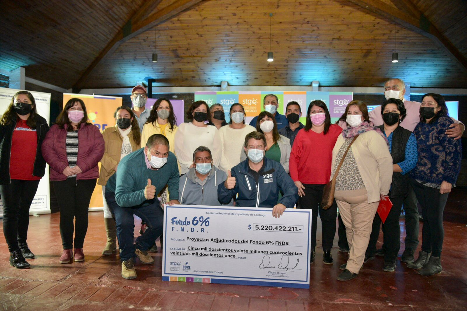 Fondo 6% FNDR es recibido por los vecinos y vecinas de la Provincia de Maipo