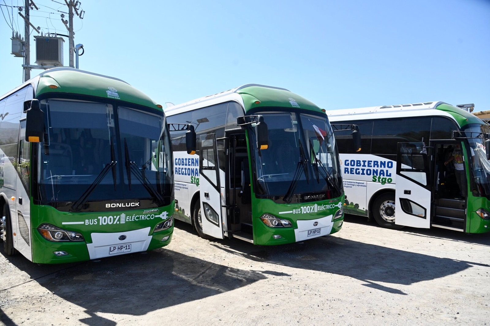 Gobierno Regional invierte en electromovilidad: 3 nuevos buses 100% eléctricos para Colina