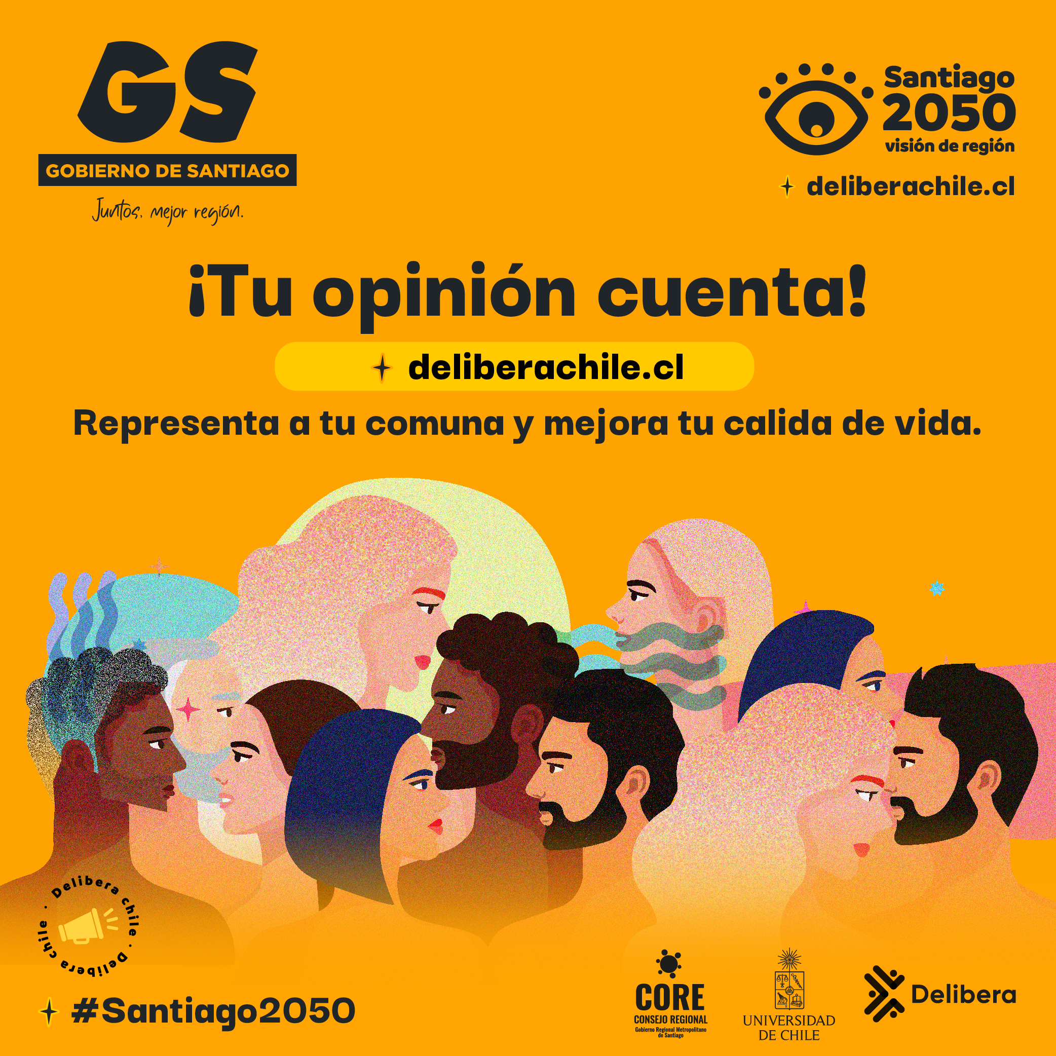 Convocan a la ciudadanía a participar en ejercicio de deliberación para proyectar el desarrollo de la RM
