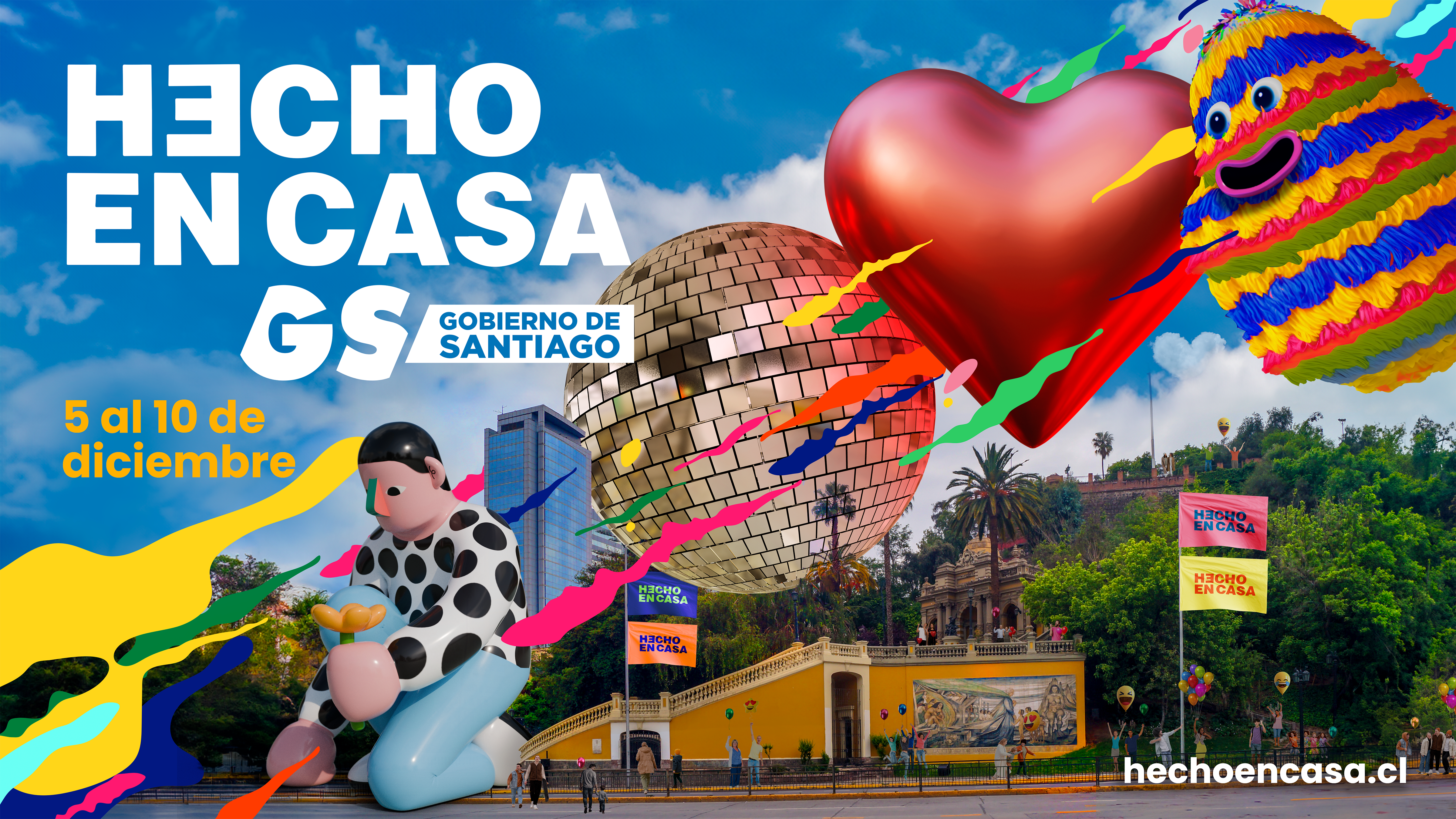 Comenzó el Festival Hecho en Casa que inundará de alegría a Santiago