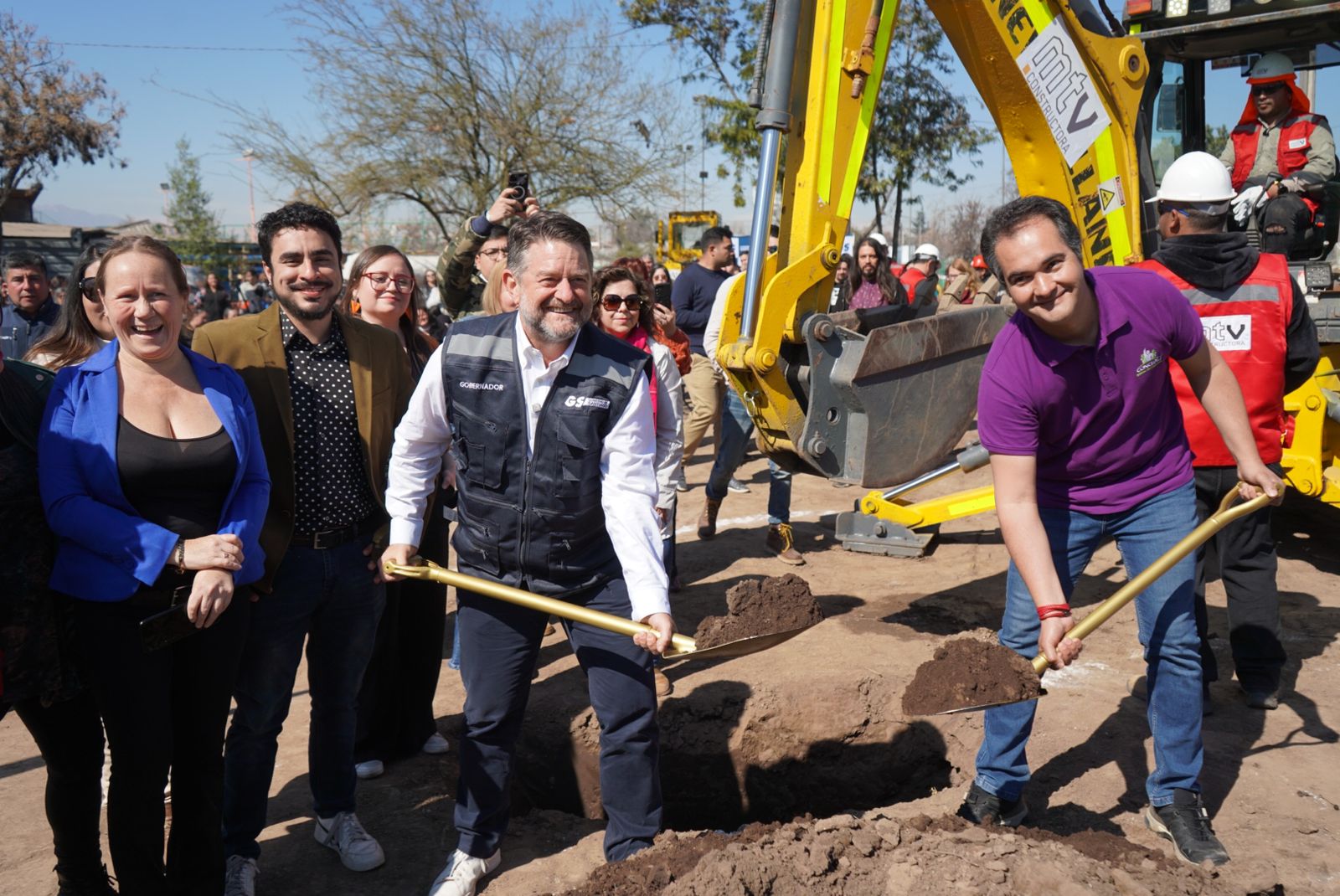 Gobierno de Santiago instala primera piedra en Parque Las Américas en Conchalí 