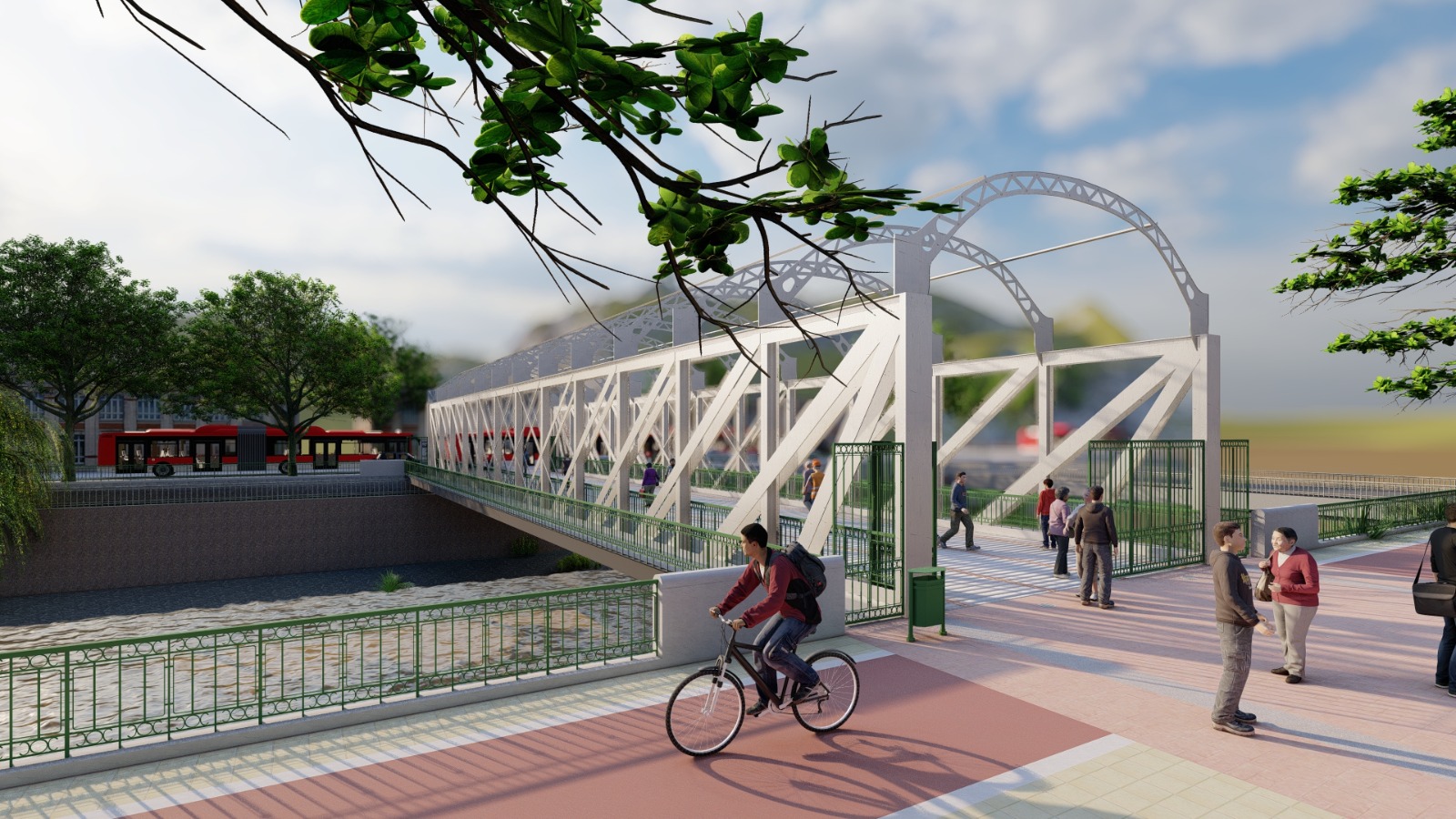 Gobierno de Santiago y Municipalidad de Santiago presentan proyecto de conservación para recuperar el histórico Puente Los Carros 